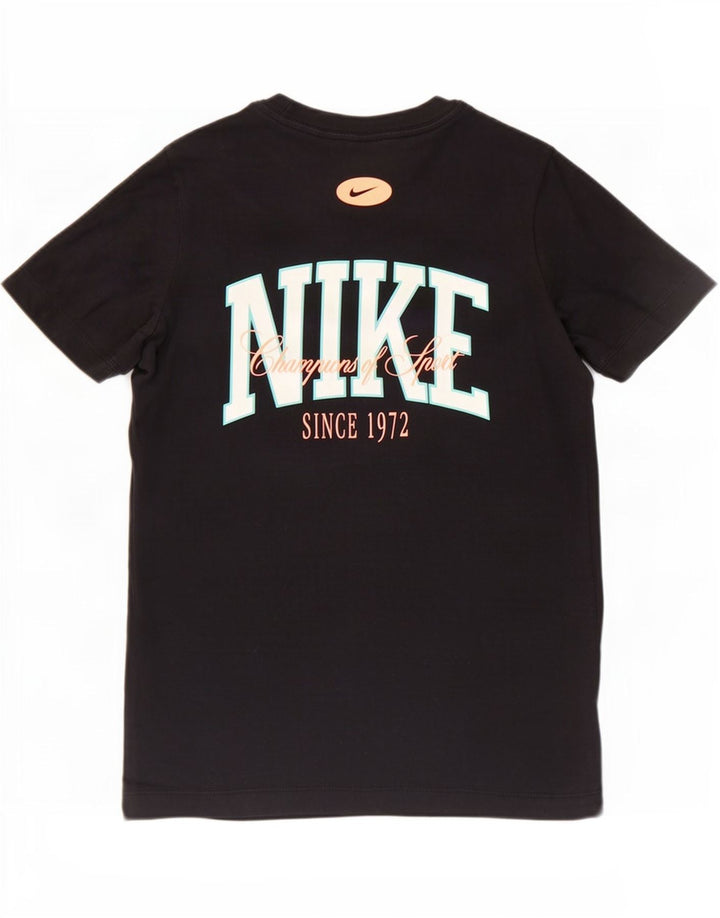 Nike T-shirt graphique pour femme UK 14 Large Noir