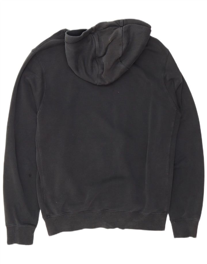 Nike Pull à capuche haut en coton noir moyen pour homme