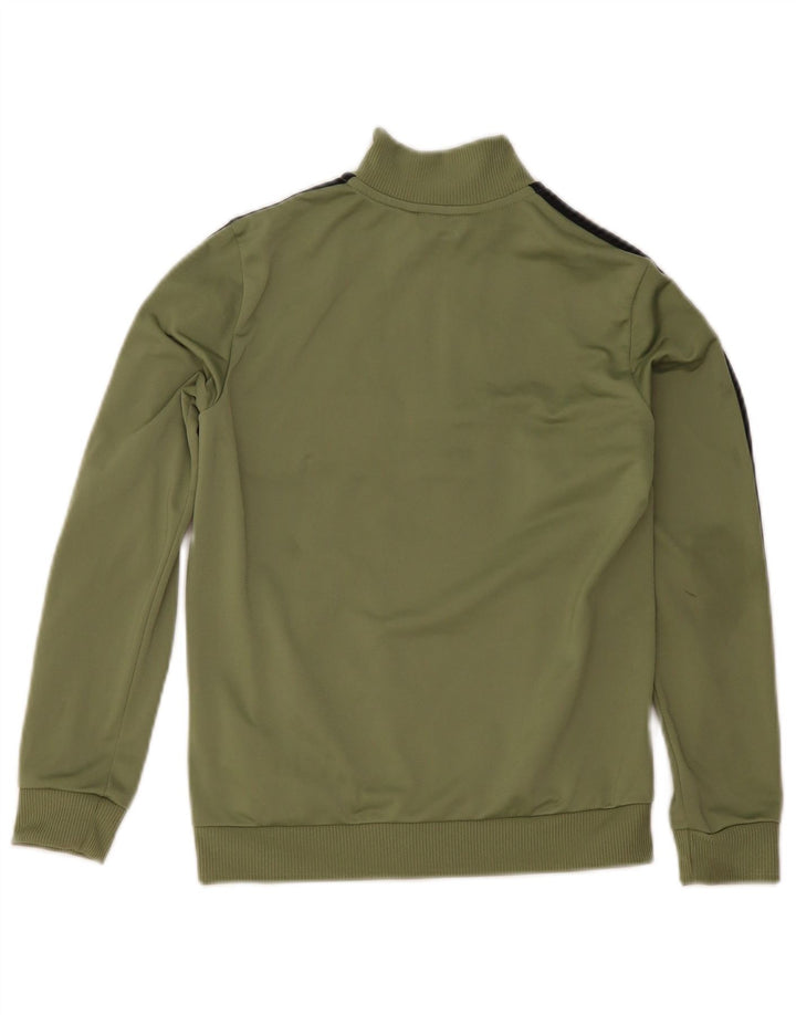 Adidas Veste de survêtement pour garçon 9-10 ans Kaki Colourblock Polyester