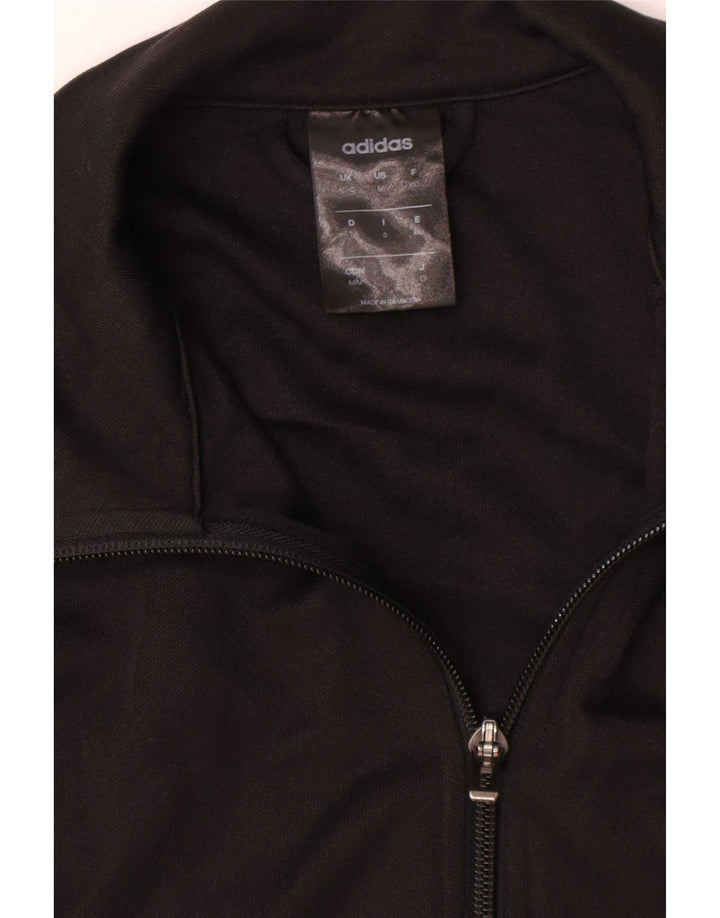 Adidas Hommes Climalite Survêtement Top Veste UK 40/42 Moyen Noir Polyester