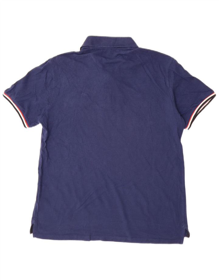 Champion Polo Homme Bleu Marine Moyen Rayé Coton