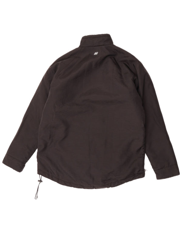 Ellesse Veste Anorak surdimensionnée pour femme UK 10 Small Noir Polyester