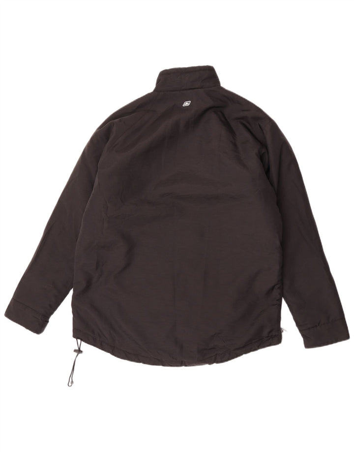 Ellesse Veste Anorak surdimensionnée pour femme UK 10 Small Noir Polyester