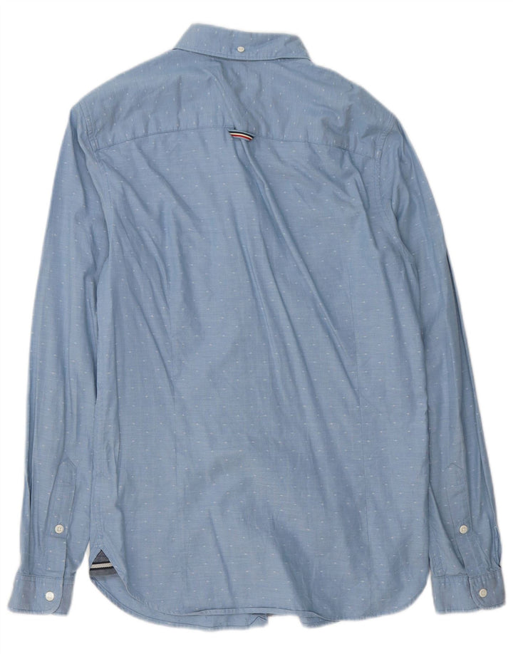 Tommy Hilfiger Chemise Homme Petit Bleu Spotted Cotton