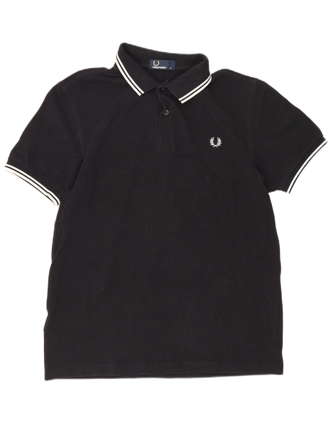 Fred Perry Polo Homme Noir Moyen Coton