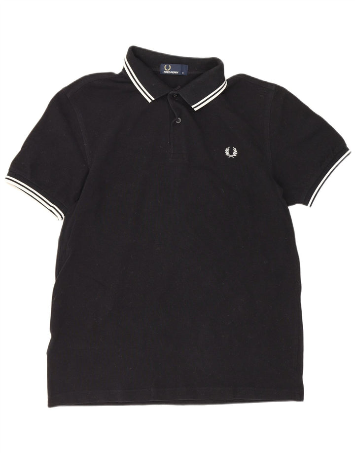 Fred Perry Polo Homme Noir Moyen Coton