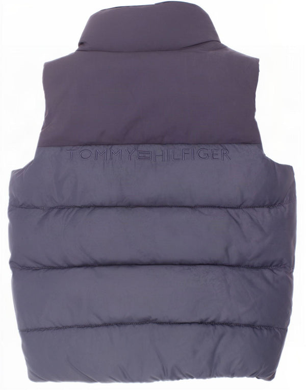 Tommy Hilfiger Gilet rembourré graphique pour garçon 5-6 ans Bleu marine Polyester