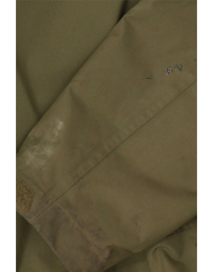 Berghaus Veste de pluie à capuche pour homme UK 42 XL Kaki Polyamide