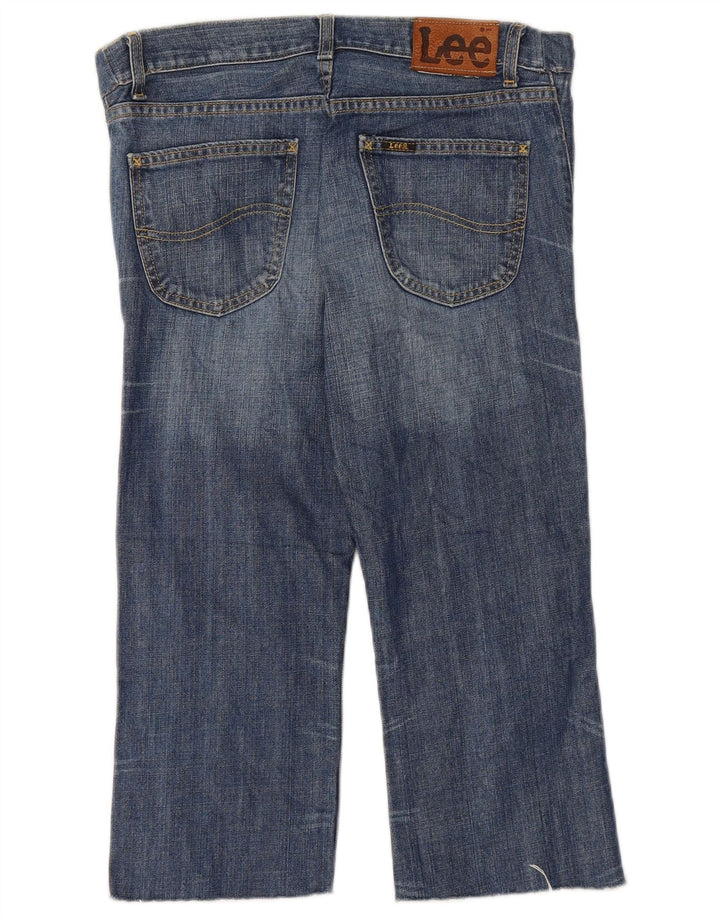 LEE Jean Court Homme W28 L20 Bleu Coton
