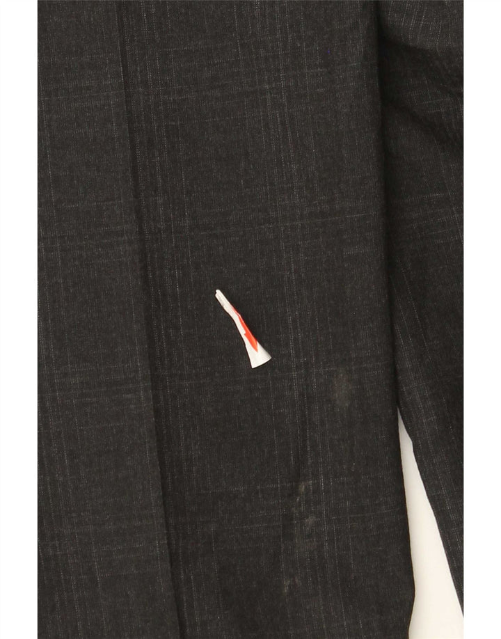 Marks & Spencer Pantalon de costume super slim pour homme W32 L33 Gris à carreaux