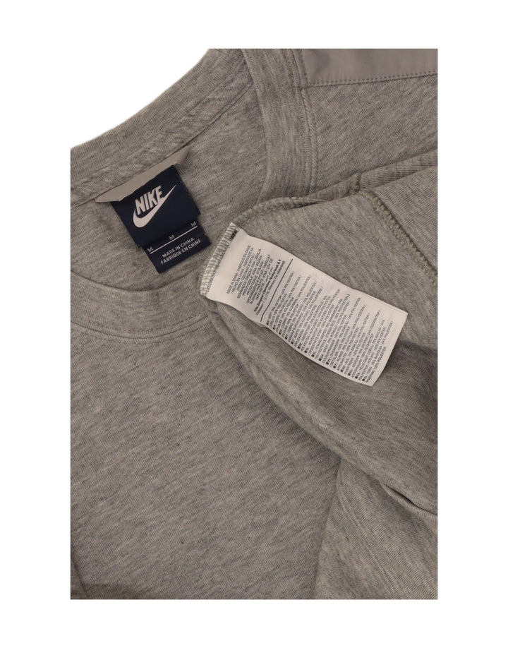 Nike Sweat-shirt pour femme UK 14 Gris moyen Coton
