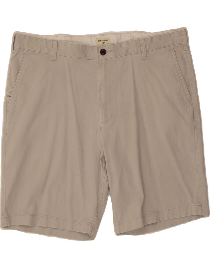 DOCKERS Mens Chino Shorts W40 XL Grey Cotton Vintage Dockers and Second-Hand Dockers from Messina Hembry 