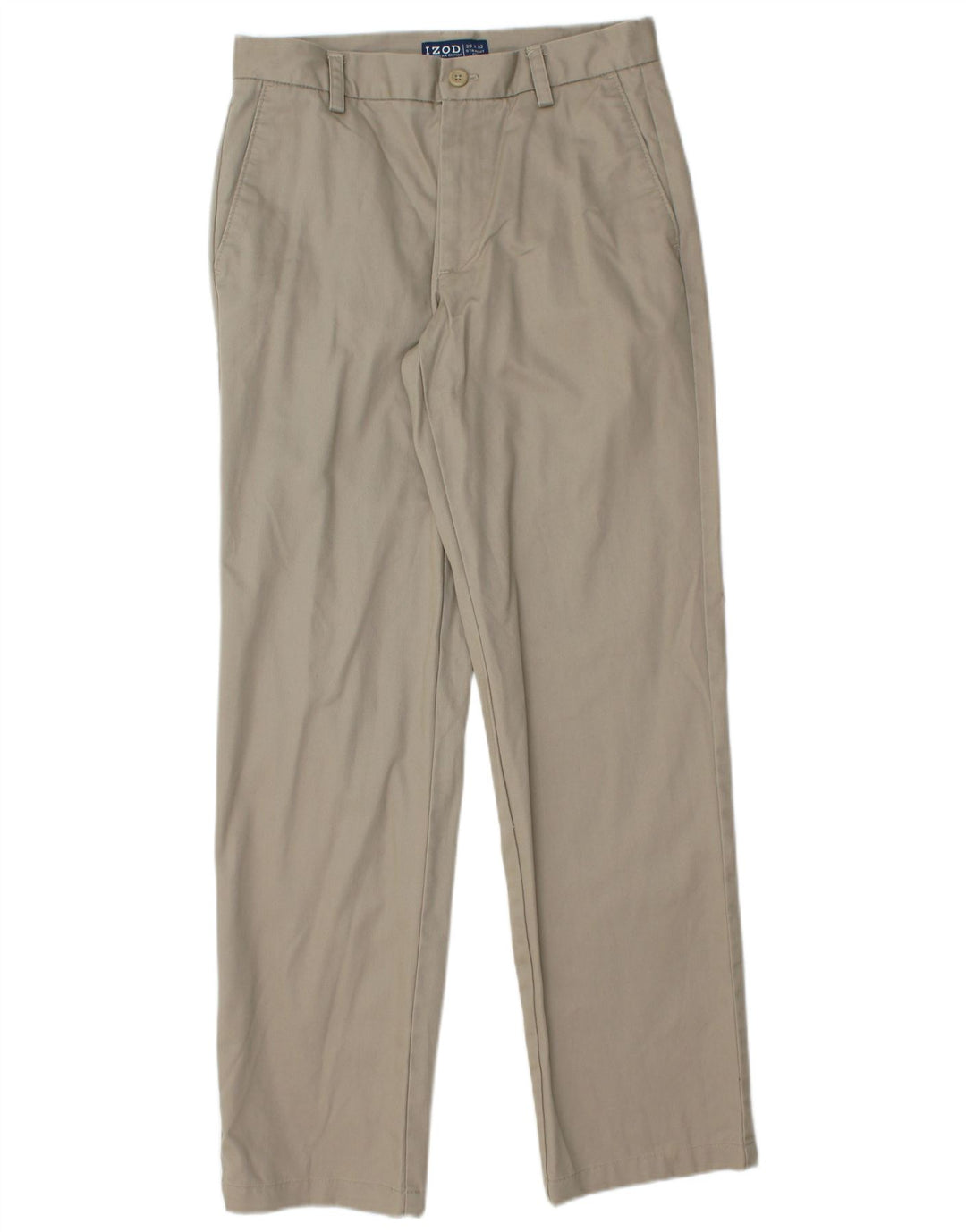 IZOD Pantalon Chino Droit Homme W29 L32 Coton Beige