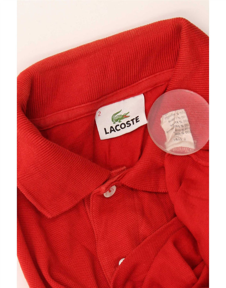 Lacoste Polo Homme Taille 2 XS Rouge Coton