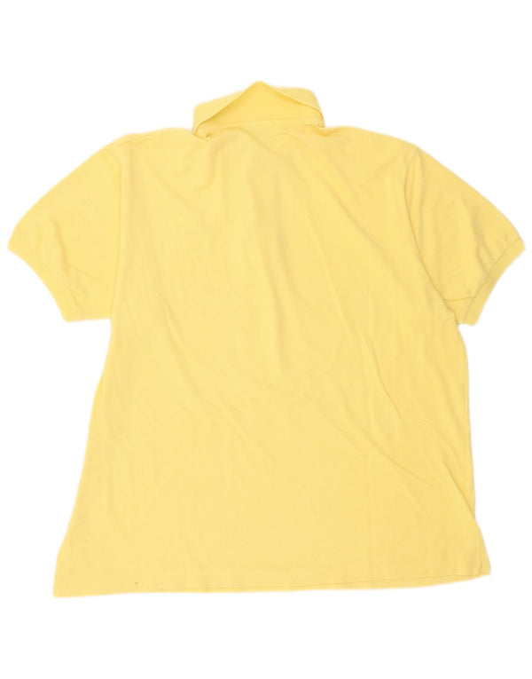 Lacoste Polo Homme Taille 7 2XL Jaune Coton