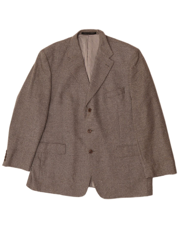 Marks & Spencer Veste Blazer 3 Boutons Homme UK 46 XL Laine Grise