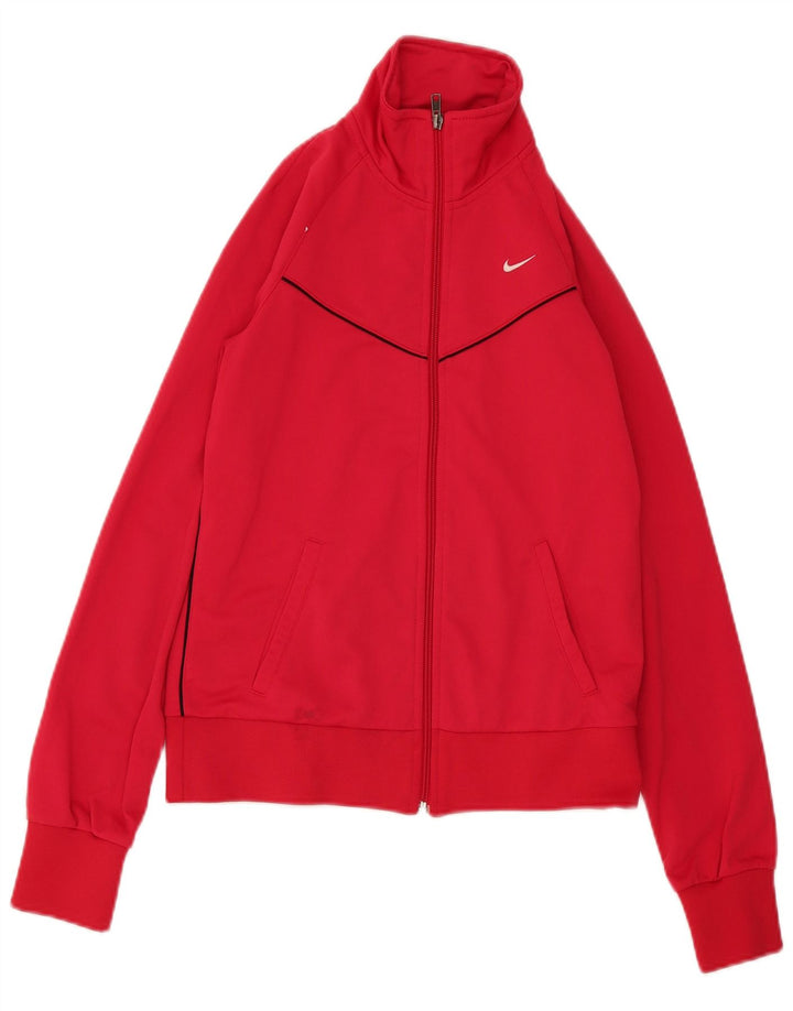 Nike Veste de survêtement pour femme UK 12 Rose moyen Polyester