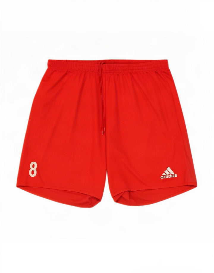 Adidas Hommes Climalite Sport Shorts Grand Rouge Polyester