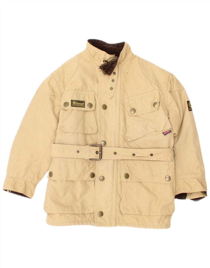 Belstaff Veste utilitaire pour garçon 3-4 ans en coton beige Biker
