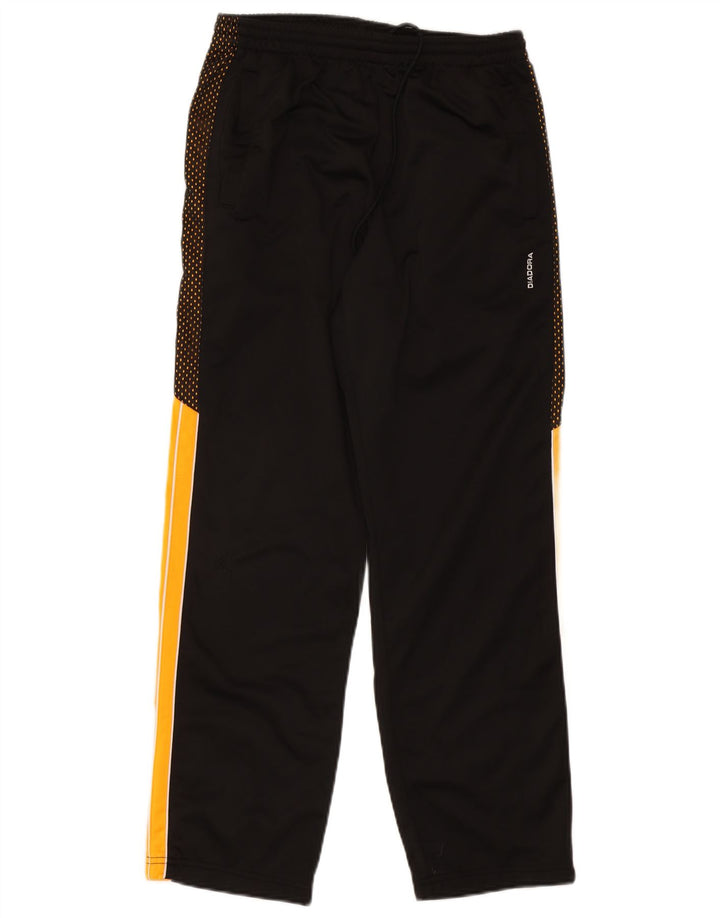 DIADORA Pantalon de survêtement pour homme UK 38 Medium Noir Colourblock Polyester
