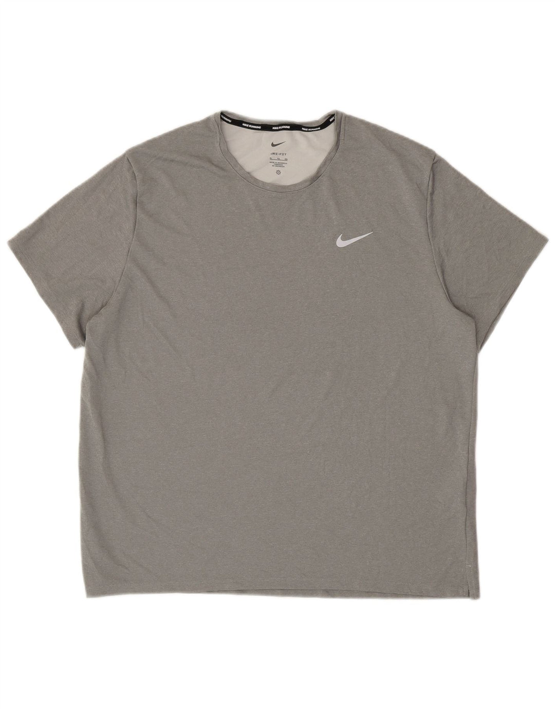 NIKE T-shirt Dri Fit pour homme XL Gris Polyester
