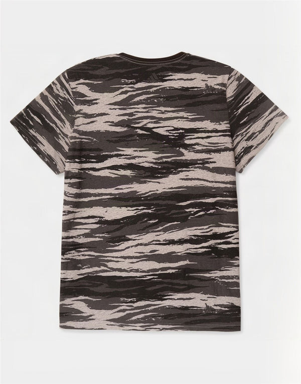 Adidas Hommes Climalite Graphic T-Shirt Top 2XL Gris Camouflage Coton