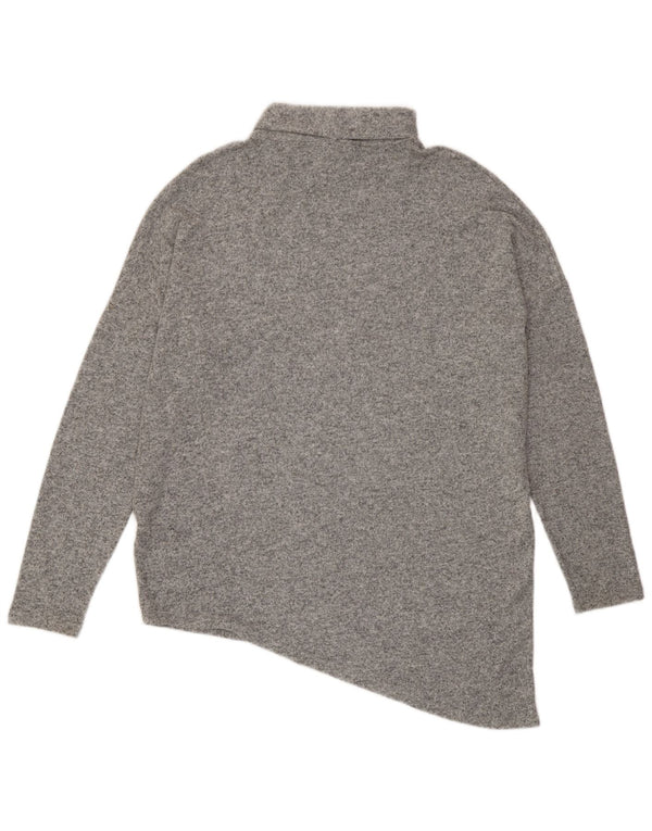 Phase Eight Pull col roulé pour femme UK 18 XL Gris Viscose