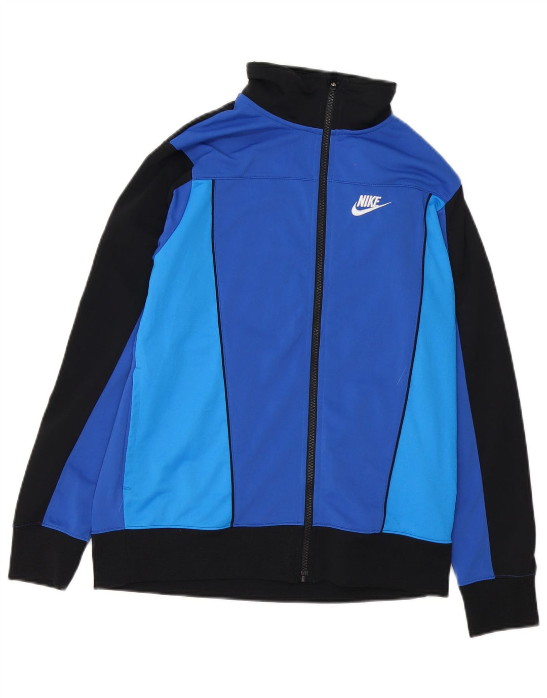 Veste de survêtement Nike pour garçon 13-14 ans XL Bleu Colorblock Polyester