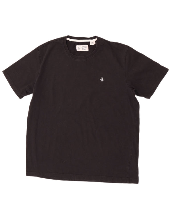 Penguin T-Shirt Homme Top XL Noir Coton