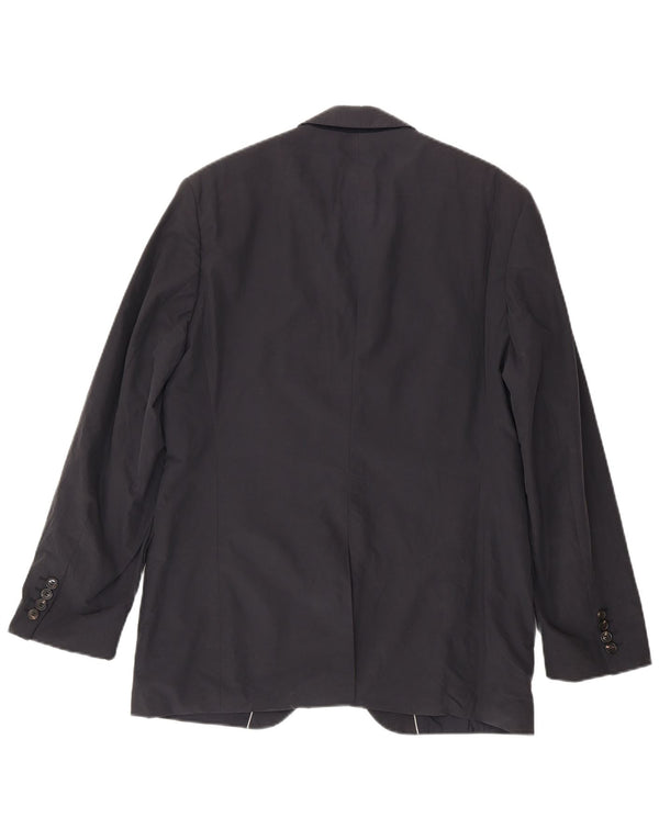 Hugo Boss Veste Blazer 2 Boutons Homme EU 50 Grand Coton Gris