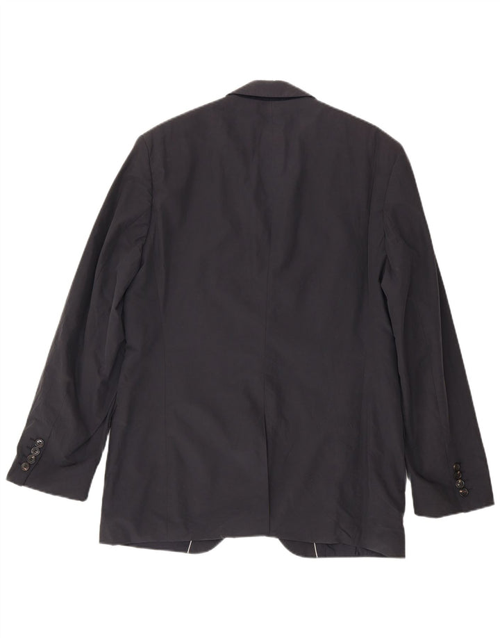 Hugo Boss Veste Blazer 2 Boutons Homme EU 50 Grand Coton Gris
