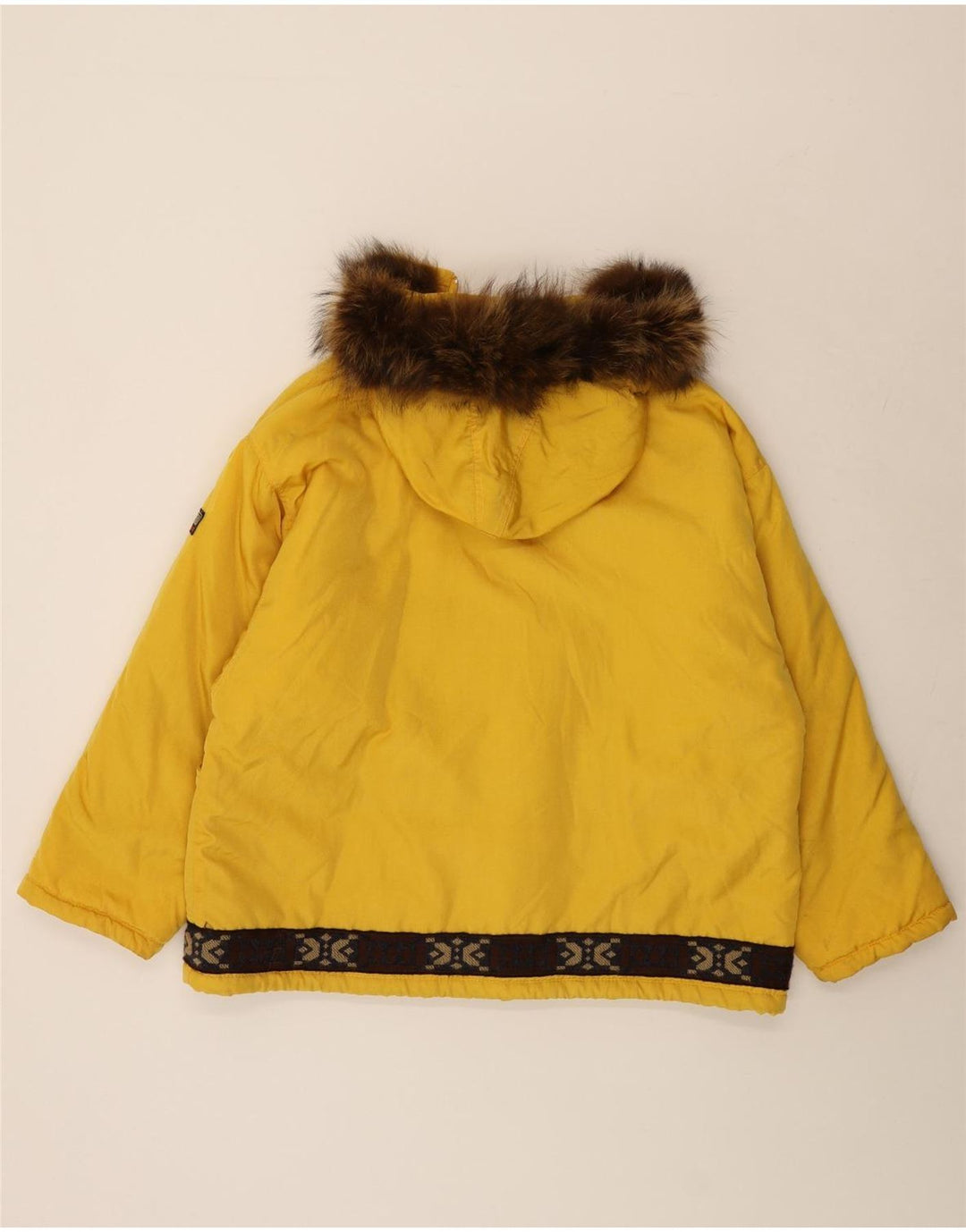 Napapijri Veste coupe-vent Voyage pour homme UK 40 Large Jaune Polyamide