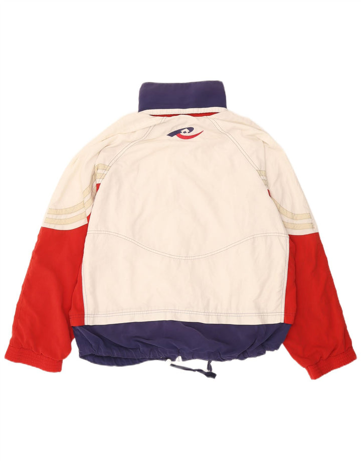 LOTTO Veste de Survêtement Homme IT 50 Medium Blanc Colourblock