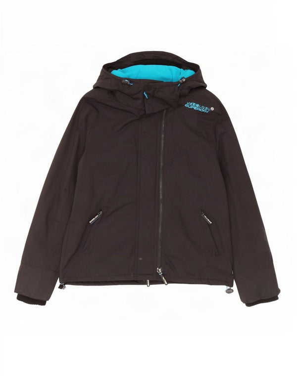 Superdry Veste coupe-vent graphique The Windcheater pour femme UK 18 XL Noir