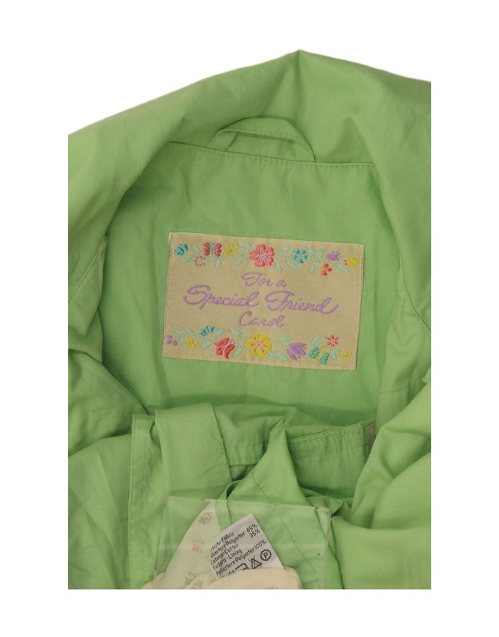 Veste utilitaire femme vintage UK 16 Grand Polyester Vert