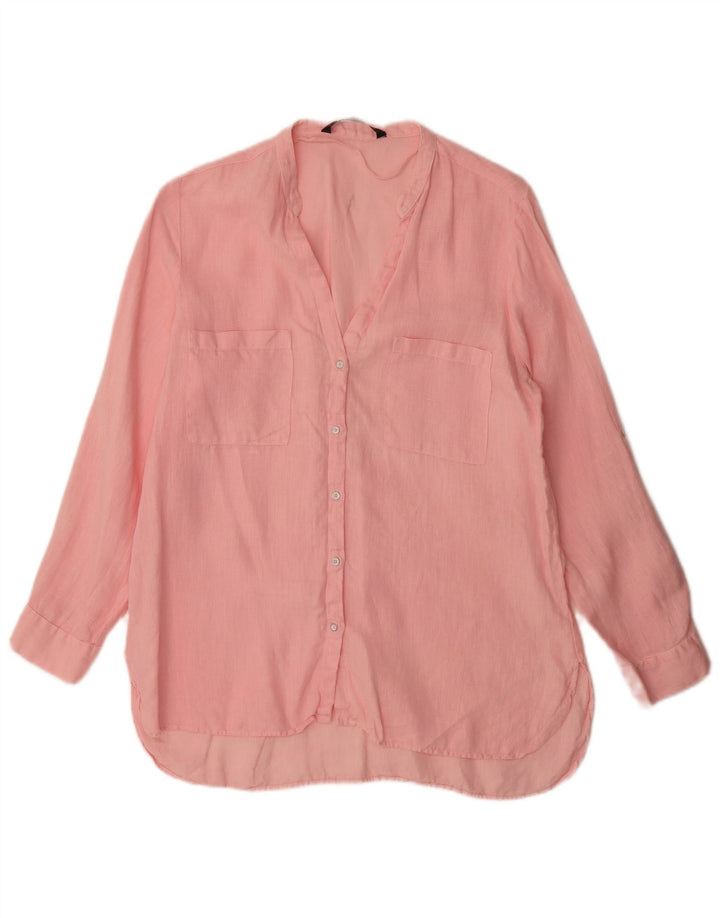 Zara Chemisier Femme UK 16 Large Rose