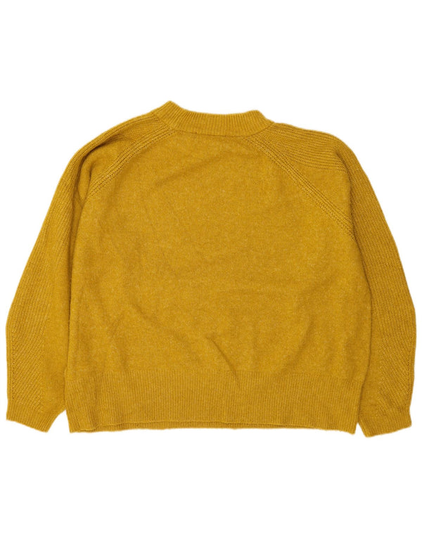 Marks & Spencer Pull surdimensionné à col bateau pour femme UK 18 XL Jaune