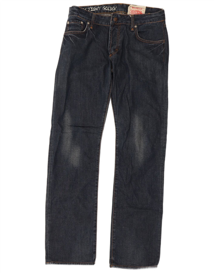 Zu Elements Jean droit homme W31 L31 bleu marine coton