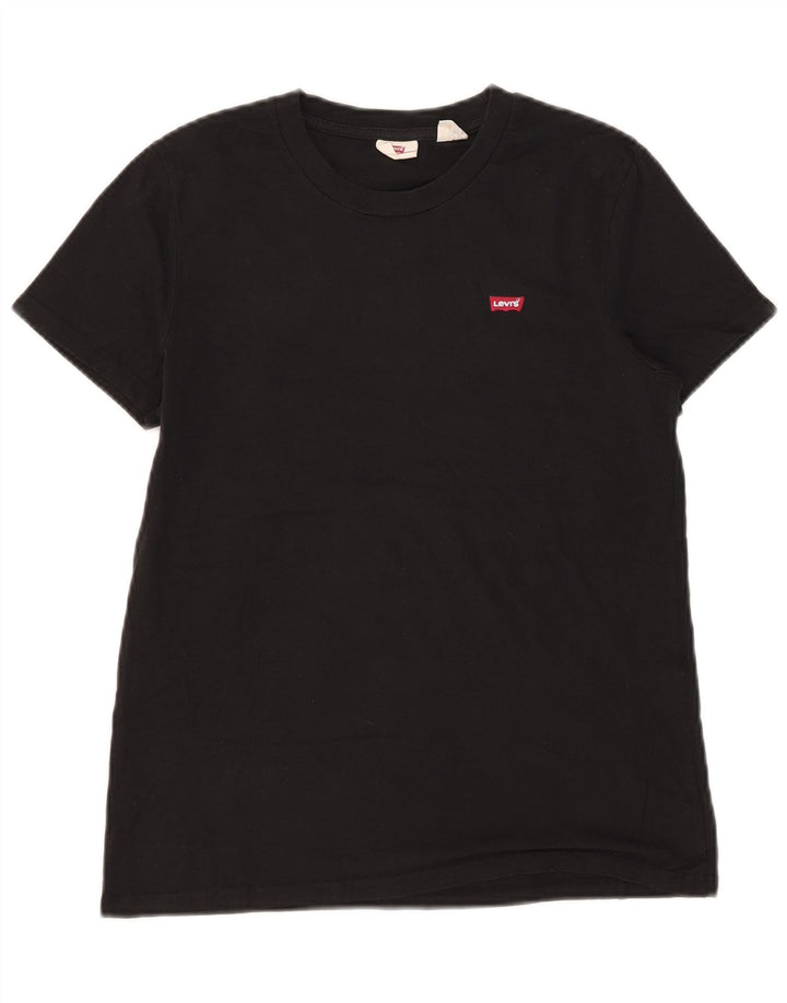 Levi's T-Shirt Femme UK 10 Small Noir