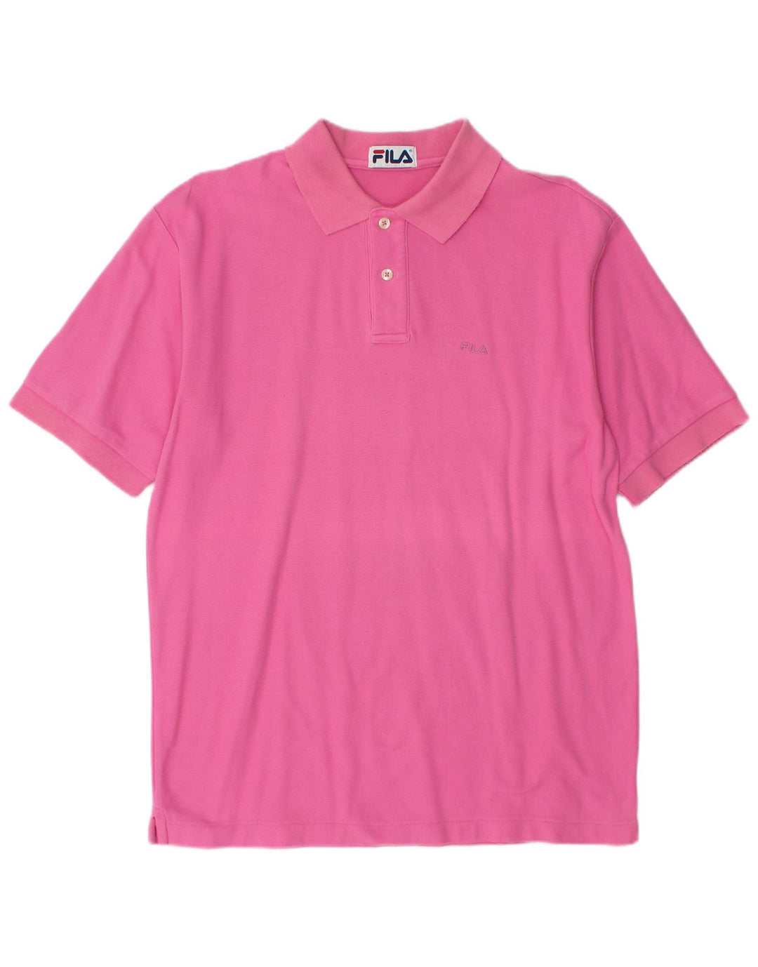 Fila Polo Homme IT 48 Rose Moyen Coton