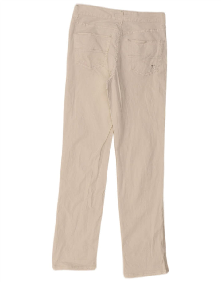 TRUSSARDI Jean Droit Homme W33 L33 Blanc Coton