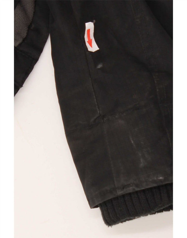 Hollister Veste coupe-vent pour hommes UK 36 Small Noir Polyester