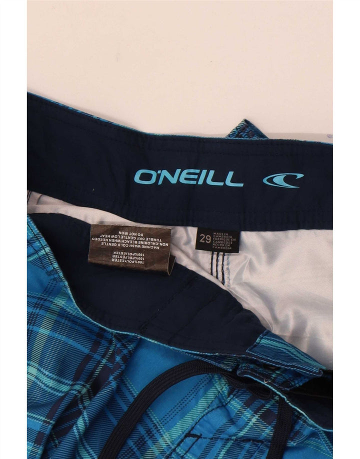 O'Neill Short de Bain Homme Petit Carreau Bleu Polyester