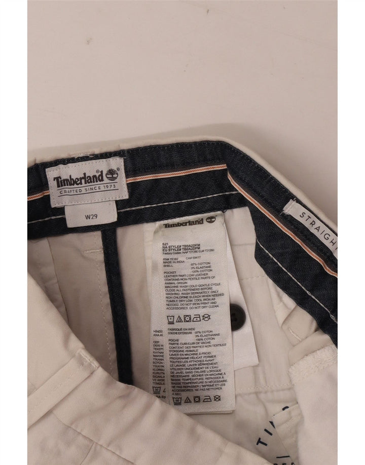 Timberland Short Chino Homme W29 Medium Blanc Cassé Coton