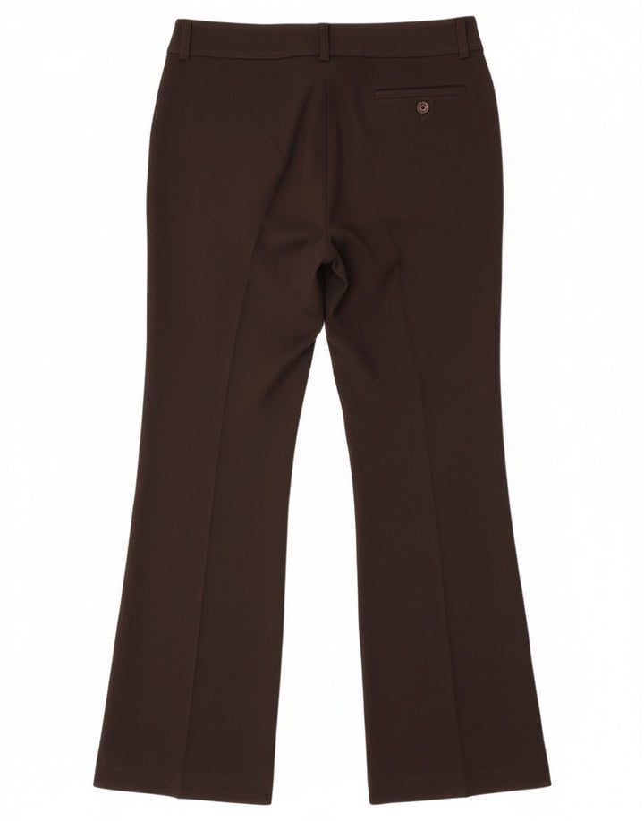 Max Mara Pantalon de costume bootcut week-end pour femme UK 8 Small W27 L30 Marron
