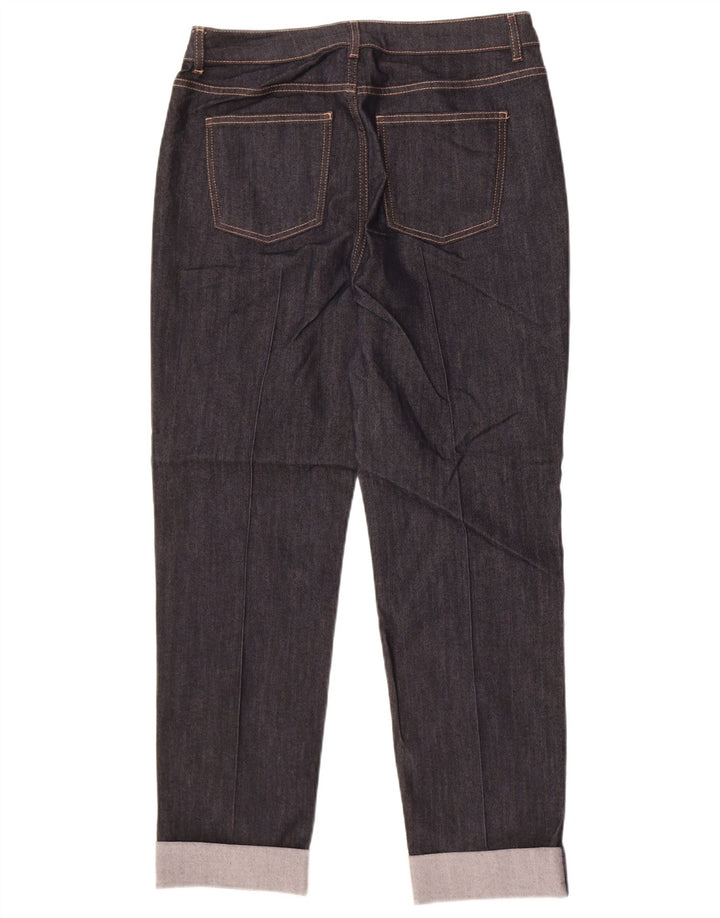 Marks & Spencer Jean Harper Tapered pour femme UK 14 Large W32 L28 Bleu marine