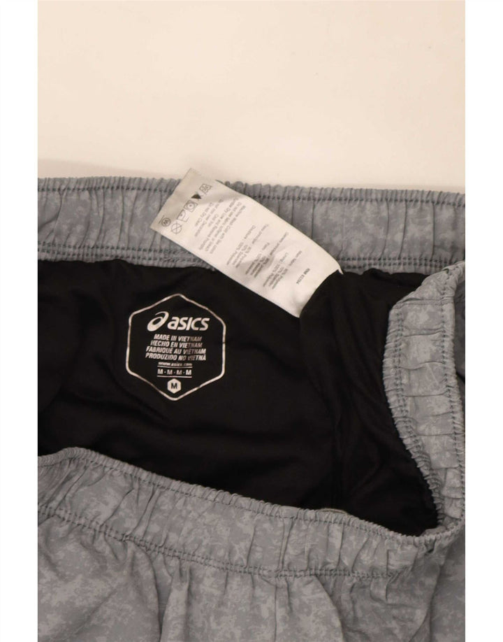 Asics Short de Sport Homme Gris Moyen Camouflage Polyester