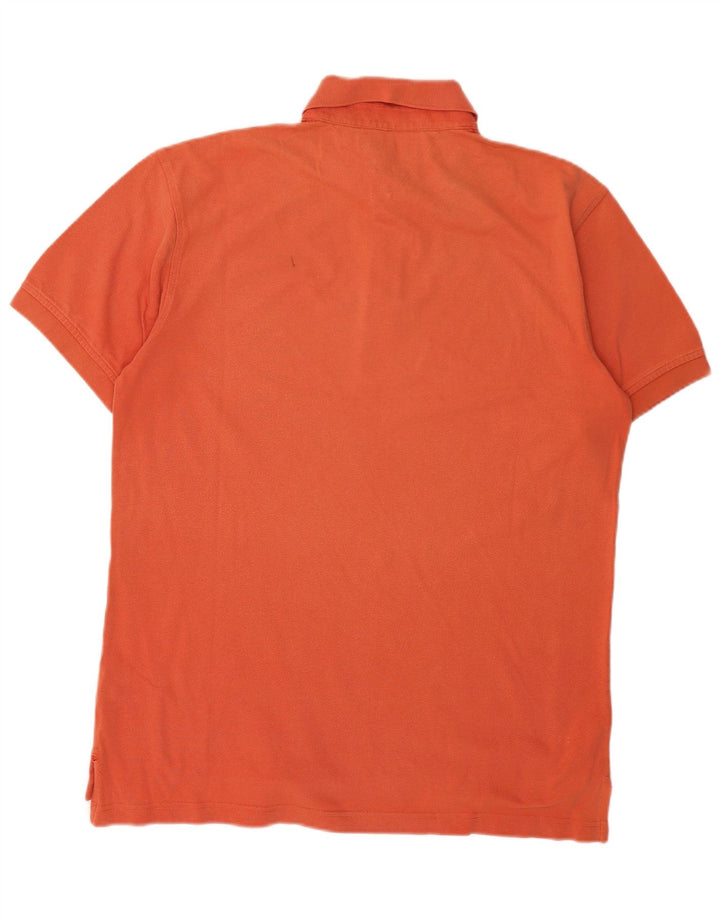 TOMMY HILFIGER Polo Homme XL Orange Coton