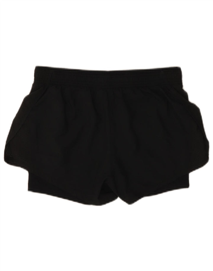 NIKE Short de sport Dri Fit pour femme UK 10 Petit Noir Polyester