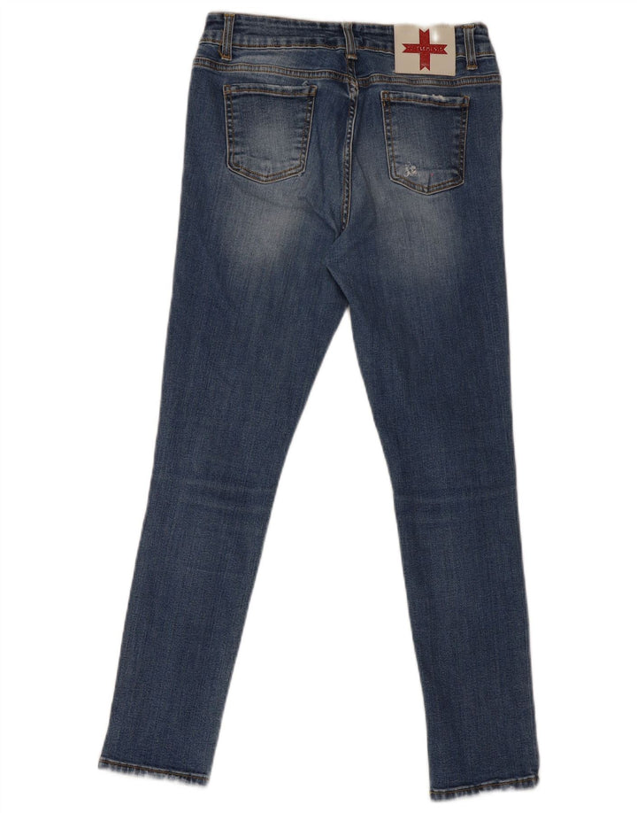 Zu Elements Jean super slim effet vieilli W30 L28 en coton bleu pour femme